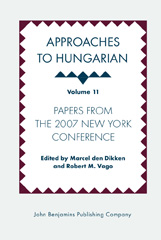 E-book, Approaches to Hungarian, John Benjamins Publishing Company