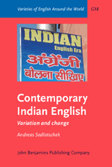 E-book, Contemporary Indian English, Sedlatschek, Andreas, John Benjamins Publishing Company