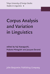 E-book, Corpus Analysis and Variation in Linguistics, John Benjamins Publishing Company