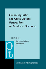 E-book, Cross-Linguistic and Cross-Cultural Perspectives on Academic Discourse, John Benjamins Publishing Company