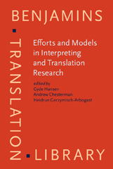 E-book, Efforts and Models in Interpreting and Translation Research, John Benjamins Publishing Company