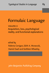 eBook, Formulaic Language, John Benjamins Publishing Company