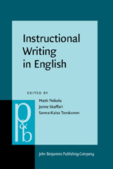 E-book, Instructional Writing in English, John Benjamins Publishing Company