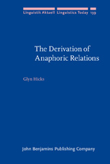 E-book, The Derivation of Anaphoric Relations, Hicks, Glyn, John Benjamins Publishing Company