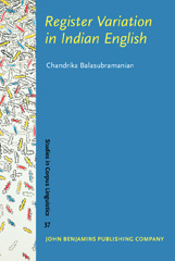 E-book, Register Variation in Indian English, Balasubramanian, Chandrika, John Benjamins Publishing Company
