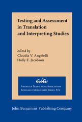E-book, Testing and Assessment in Translation and Interpreting Studies, John Benjamins Publishing Company