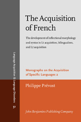 E-book, The Acquisition of French, John Benjamins Publishing Company