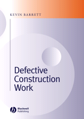 eBook, Defective Construction Work : and the Project Team, Blackwell
