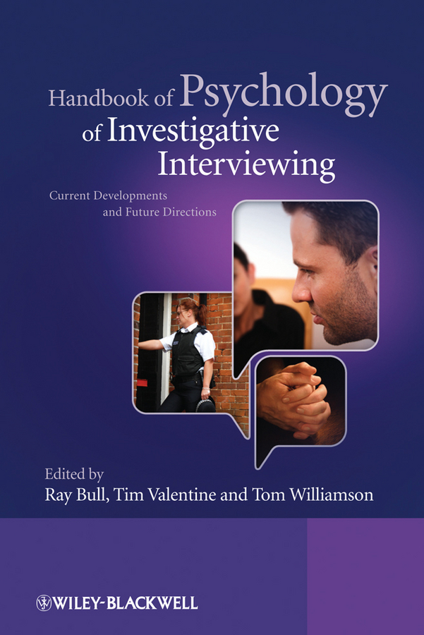 eBook, Handbook of Psychology of Investigative Interviewing : Current Developments and Future Directions, Blackwell