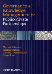 E-book, Governance and Knowledge Management for Public-Private Partnerships, Blackwell