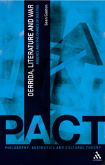 E-book, Derrida, Literature and War, Gaston, Sean, Bloomsbury Publishing