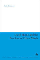 eBook, David Hume and the Problem of Other Minds, Waldow, Anik, Bloomsbury Publishing