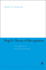 E-book, Hegel's Theory of Recognition, Anderson, Sybol S.C., Bloomsbury Publishing