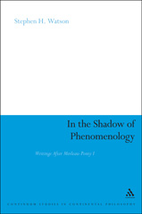 E-book, In the Shadow of Phenomenology, Bloomsbury Publishing