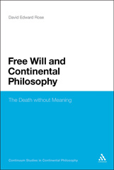 E-book, Free Will and Continental Philosophy, Bloomsbury Publishing