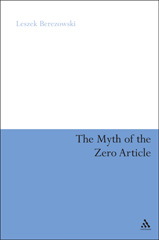 E-book, The Myth of the Zero Article, Bloomsbury Publishing