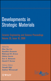 E-book, Developments in Strategic Materials, Volume 29, Issue 10, American Ceramic Society