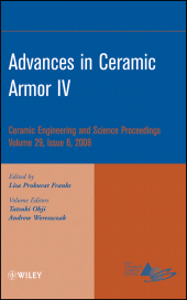 eBook, Advances in Ceramic Armor IV, Volume 29, Issue 6, American Ceramic Society