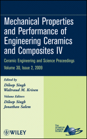eBook, Mechanical Properties and Performance of Engineering Ceramics and Composites IV, Volume 30, Issue 2, American Ceramic Society