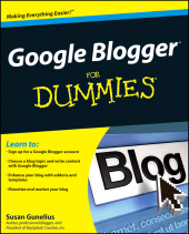 E-book, Google Blogger For Dummies, Gunelius, Susan, For Dummies