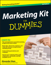 E-book, Marketing Kit for Dummies, Hiam, Alexander, For Dummies