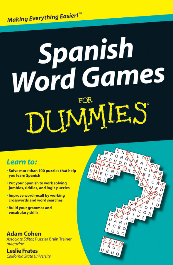 E-book, Spanish Word Games For Dummies, For Dummies