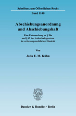 E-book, Abschiebungsanordnung und Abschiebungshaft. : Eine Untersuchung zu 58a und 62 des Aufenthaltsgesetzes in verfassungsrechtlicher Hinsicht., Duncker & Humblot