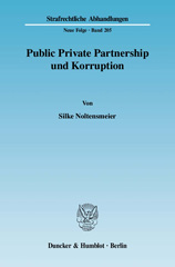 E-book, Public Private Partnership und Korruption., Noltensmeier, Silke, Duncker & Humblot