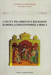 Chapter, La laïcité et la romanisation du droit dans l'État ottoman, "L'Erma" di Bretschneider