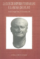 Chapter, Il restauro della tavola bronzea con la lex de imperio Vespasiani nei Musei Capitolini : relazione preliminare, "L'Erma" di Bretschneider