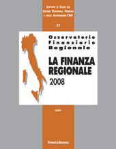 eBook, La finanza regionale 2008, Franco Angeli