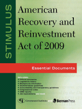 E-book, Stimulus: American Recovery and Reinvestment Act of 2009 : Essential Documents, Government Institutes