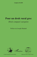 E-book, Pour un droit rural grec : droit comparé européen, L'Harmattan