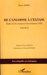 E-book, De l'angoisse à l'extase, vol. 2: Etudes sur les croyances et les sentiments (1928), Janet, Pierre, 1859-1947, L'Harmattan