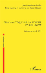 E-book, Essai analytique sur la richesse et sur l'impôt, L'Harmattan