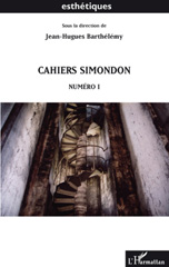 E-book, Cahiers simondon : Numéro 1, L'Harmattan
