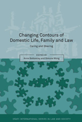 E-book, Changing Contours of Domestic Life, Family and Law, Hart Publishing