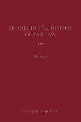 E-book, Studies in the History of Tax Law, Hart Publishing