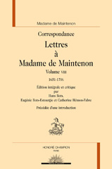 eBook, Lettres à Madame de Maintenon, Honoré Champion