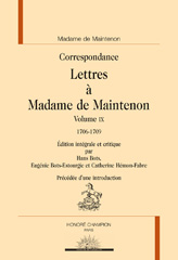 E-book, Lettres à Madame de Maintenon, Honoré Champion