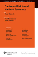E-book, Employment Policies and Multilevel Governance, Kluwer Law International