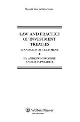 E-book, Law and Practice of Investment Treaties, Paradell, Andrew Newcombe; Lluís, Kluwer Law International