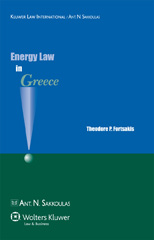E-book, Energy Law in Greece, Fortsakis, Theodore P., Kluwer Law International