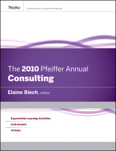 E-book, The 2010 Pfeiffer Annual : Consulting, Pfeiffer