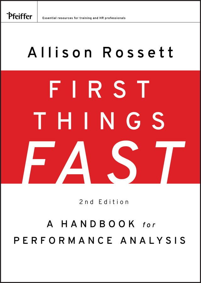 E-book, First Things Fast : A Handbook for Performance Analysis, Pfeiffer