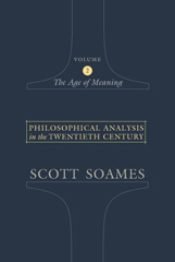 E-book, Philosophical Analysis in the Twentieth Century : The Age of Meaning, Princeton University Press