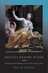 E-book, Poetics before Plato : Interpretation and Authority in Early Greek Theories of Poetry, Princeton University Press