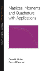 E-book, Matrices, Moments and Quadrature with Applications, Golub, Gene H., Princeton University Press