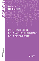 E-book, De la protection de la nature au pilotage de la biodiversité, Éditions Quae