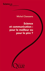 E-book, Science et communication : Pour le meilleur ou pour le pire ?, Éditions Quae